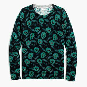 J.Crew Factory Poppy-print Teddie sweater